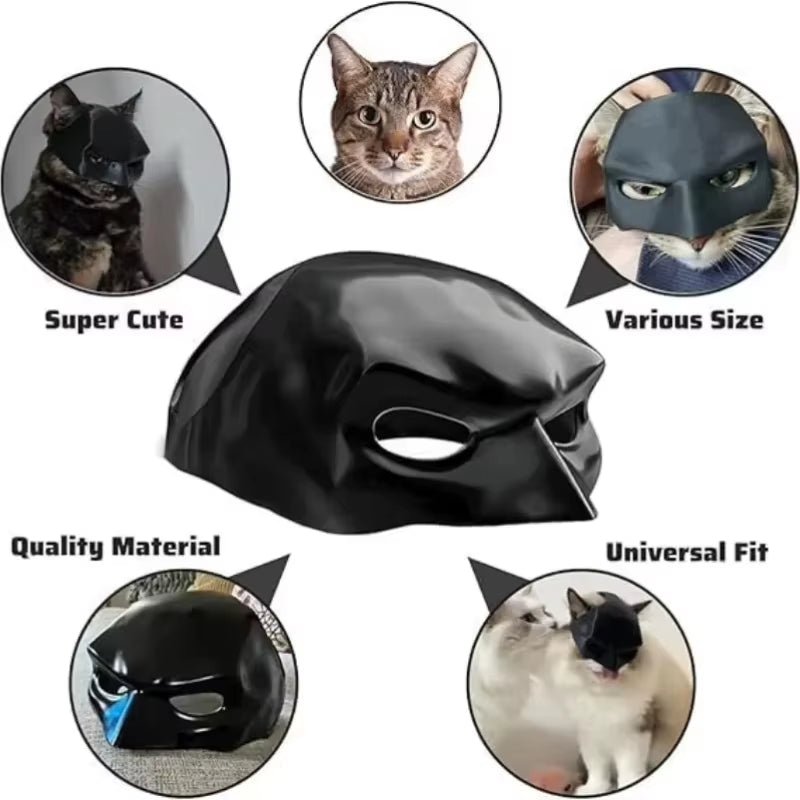 Bat Cat Avenger , Cool Cute Bat , Gift Matte Superhero Black Pet Toys for Cats and Dogs