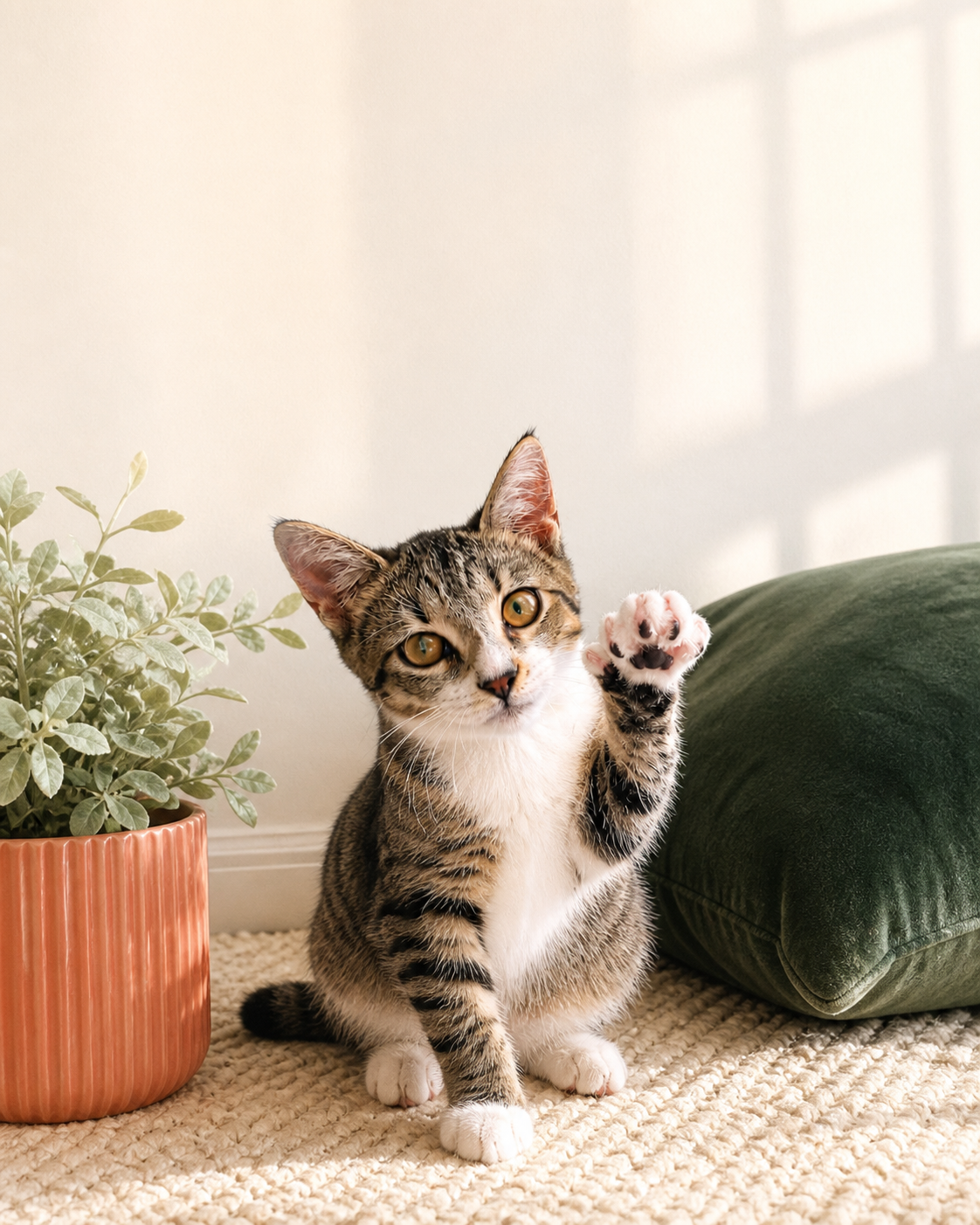 Greta, the cat who inspires Greta Paw